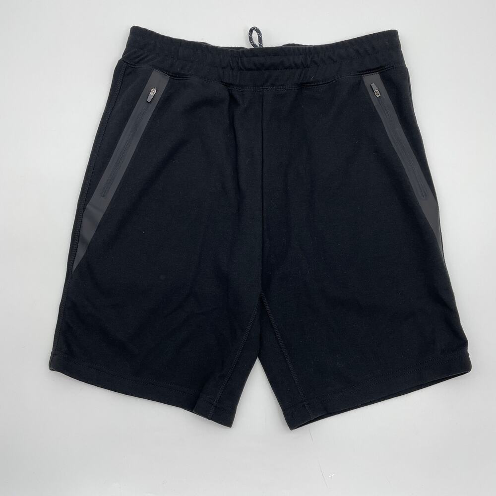 PONY Black Mens Size M Comfort Fit Jersey Lounge Athletic Shorts 9.5 Inch